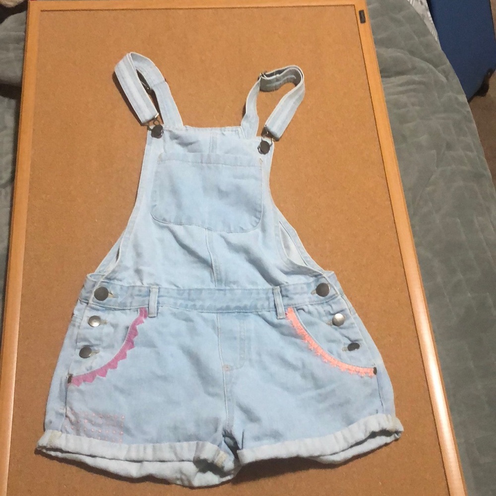 Romper denim. Size 4